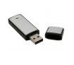 V01 Mini U Disk Digital Voice Recorder Key Chain - Black (8GB)