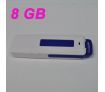 UR08 USB 2.0 Rechargeable Flash Drive Voice Recorder - Blue (8GB)