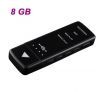 USB801 Rechargeable High-Definition Recorder + MP3 Player - Black (8GB)