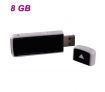 USB801 Rechargeable High-Definition Recorder + MP3 Player - White (8GB)
