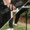 Portable Seat Folding Stool Adults Adjustable 5 Gear Suitable for People of Different Heights, Stick Seat Lightweight Portable Stool, Easy to Carry, Anytime, Anywhere! (Black)