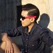 Fancy Slap Wristband Men Polarized Sunglasses Women's Foldable Wrist Roll Bracelet 2021 Trend Foldablen Square Sunglasses 4pcs