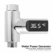 LED Digital Shower Celsius Temperature Display Water Thermometer Monitor Hydro-Power Real Time Bath Water Temperature Monitor for Kids