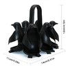 Egguins 3-in-1 Cook, Store and Serve Egg Holder, Penguin-Shaped Boiled Egg Cooker for Making Soft or Hard Boiled Eggs, Holds 6 Eggs for Easy Cooking and Fridge Storage