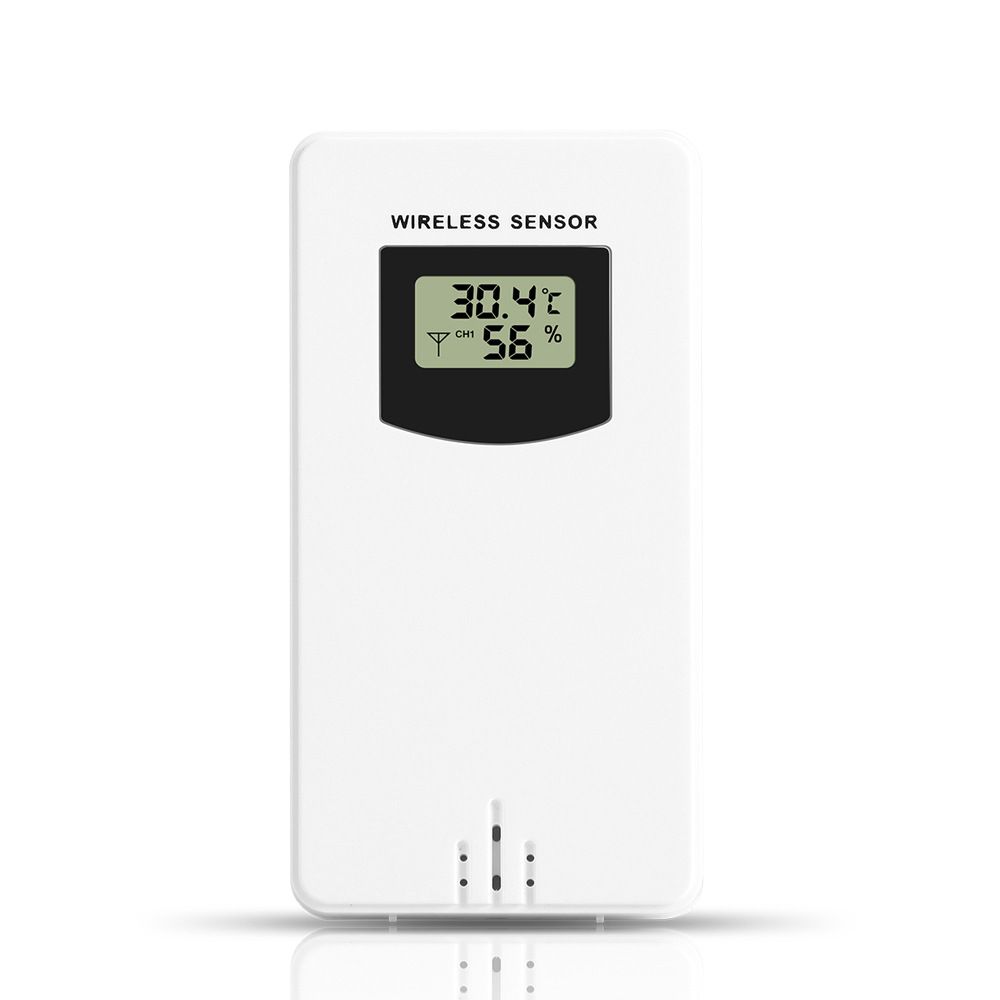 Compatable with 3389 temperature and humidity wireless sensor outdoor temperature and humidity measurement digital display weather clock accessories