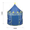 Castle Play Tent for Boys Girls Night-Sky Kids Play House Star Moon - Blue