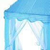 Kids Princess Castle Play Tent Hexagon Play House Indoor Outdoor with Star Lights - Blue
