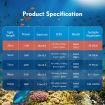 Colourful Aquarium LED Light Fish Tank Lighting Fixture for 30-50cm Fish Tank Aluminium Shell