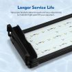 Colourful Aquarium LED Light Fish Tank Lighting Fixture for 30-50cm Fish Tank Aluminium Shell