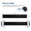 Aquarium Light Fish Tank Led Lighting Lamp White Blue for 75-95cm Fish Tank