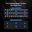 Colourful Aquarium LED Light Fish Tank Lighting Fixture for 75-95cm Fish Tank Aluminium Shell