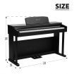 Melodic 88-Keys Digital Piano Full Size Hammer-Action Keys with Keyboard Cover