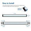Colourful Aquarium LED Light Fish Tank Lighting Fixture for 120-140cm Fish Tank Aluminium Shell
