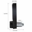 Electronic Deadbolt Lock with Password Key Security for Cabinets Max Thickness 20cm