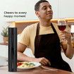 Electric Wine Opener Set, Automatic Wine Bottle Corkscrew Openers, Wine Pourer with Vacuum Wine Stoppers and Foil Cutter