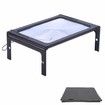 3X LED Magnifier Hands Free Full Page Desktop Large 12 LED Lighted Reading Foldable Portable Elderly Kids Craft Hobby