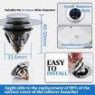 Portable Mini Universal Wash Basin Bounce Drain Filter Kitchen Bathroom Sink Drain Plug Deodorant Plug Faucet Accessorie