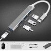 TYPE C to USB Hub, 4 Port USB C Splitter, USBC to USB Hub for MacBook and Cellphone, Compatible with MacBook Pro 2020/2019, iPad Pro 2020, XPS, Surface, Galaxy S9/S8, Huawei MateBook and More