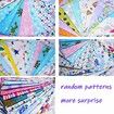 Cotton Craft Fabric Bundle Patchwork Quilting Squares 56pcs 25cm DIY Sewing Scrapbooking Dot Pattern Craft