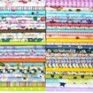Cotton Craft Fabric Bundle Patchwork Quilting Squares 56pcs 25cm DIY Sewing Scrapbooking Dot Pattern Craft
