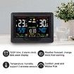 Color Screen Weather Clock 3383C Indoor Comfort Detection Wireless Sensor Alarm Clock Weather Forecast Weather Station