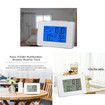 Alarm Clock Digital Watch Wireless Sensor Temperature Humidity Forecast Snooze Table Clocks DCF Weather Station Home Decor