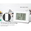 Alarm Clock Digital Watch Wireless Sensor Temperature Humidity Forecast Snooze Table Clocks DCF Weather Station Home Decor
