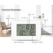 Alarm Clock Digital Watch Wireless Sensor Temperature Humidity Forecast Snooze Table Clocks DCF Weather Station Home Decor