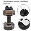 2.2L Dumbbell Shaped Water Bottle BPA Free Flip Top Leak Proof lid