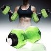 2.2L Dumbbell Shaped Water Bottle BPA Free Flip Top Leak Proof lid
