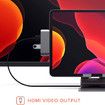 Aluminum Type-C Mobile Pro Hub Adapter with USB-C PD Charging, 4K HDMI, USB 3.0 & 3.5mm Headphone Jack - Compatible with 2020/2018 iPad Pro, Microsoft Surface Go (Space Gray)