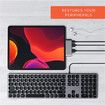 Aluminum Type-C Mobile Pro Hub Adapter with USB-C PD Charging, 4K HDMI, USB 3.0 & 3.5mm Headphone Jack - Compatible with 2020/2018 iPad Pro, Microsoft Surface Go (Space Gray)