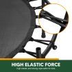 Genki Trampoline Rebounder Jumping Gym Equipment Home Outdoor Fitness Kids Exericise with Safety Enclosure Net 55"