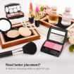 White Dressing Table Makeup Vanity Table Stool Set with Drawers and Lighted Mirror