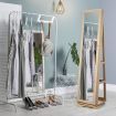 360 Degree Rotating Mirror Jewellery Cabinet Freestanding Jewellery Organiser Armoire