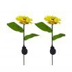 Solar LED Outdoor Lights | Sunflower Garden Lighting for Courtyard, Front yard(2 Pack)
