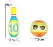 10 Multicolor Soft Foam Bowling Pins Early Learning, Educational,