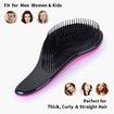 Detangling Brush - Wet Detangling Hair Brush,Professional No Pain Detangler for Women,Men,Kids,Purple