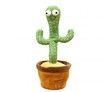 Electric Plush Dancing Singing Cactus Toy Green