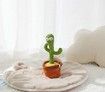 Electric Plush Dancing Singing Cactus Toy Green