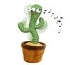Electric Plush Dancing Singing Cactus Toy Green