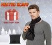 Heated Scarf USB Heat Shawl Electric Warm Neck Wrap Pockets