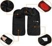 Heated Scarf USB Heat Shawl Electric Warm Neck Wrap Pockets