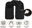 Heated Scarf USB Heat Shawl Electric Warm Neck Wrap Pockets
