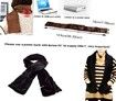 Heated Scarf USB Heat Shawl Electric Warm Neck Wrap Pockets
