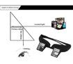 Lazy Glasses Bed Prism Glasses Lazy Spectacles Horizontal Glasses High Definition Glasses Prism Periscope Lie Down Eyeglasses for Reading and Watch TV in Bed Unisex