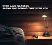 Lazy Glasses Bed Prism Glasses Lazy Spectacles Horizontal Glasses High Definition Glasses Prism Periscope Lie Down Eyeglasses for Reading and Watch TV in Bed Unisex