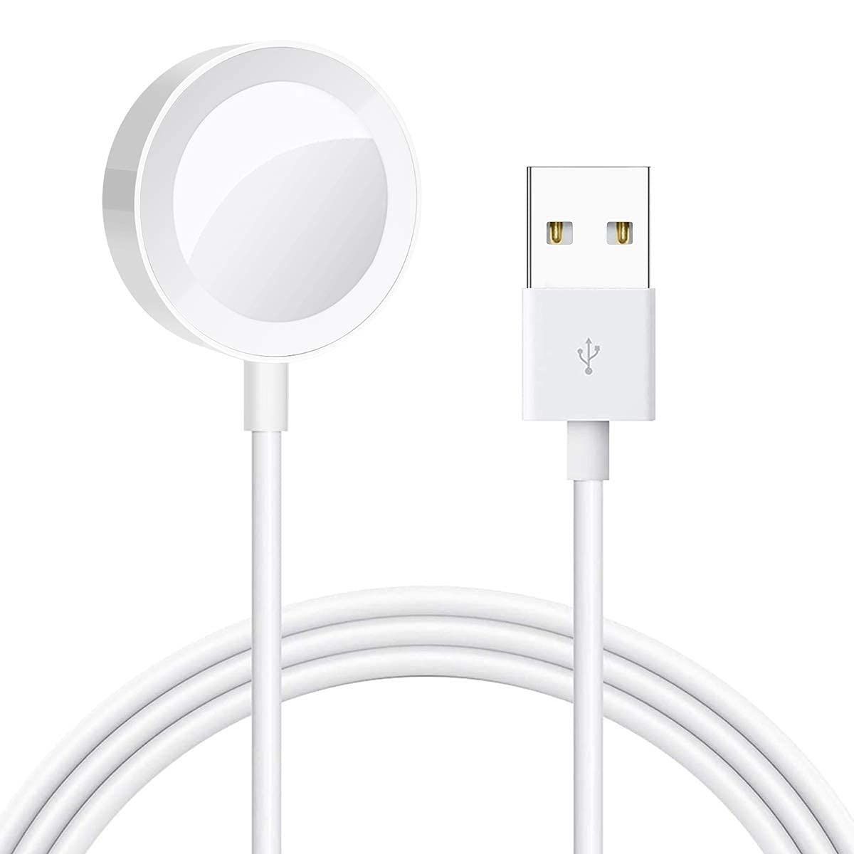 Watch Charger Magnetic Charging Cable for iWatch Portable Wireless Charging Cord Compatible with Apple Watch Series Se,6,5,4,3,2,1 (1M)