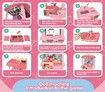 Claw Machine,C1 Claw Toy,2.4G Remote Control Automatic Dual Mode Mini Claw Machine, Intelligent System with Music and Lighting(Pink)