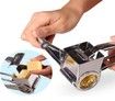 Cheese Grater-Cheese Cutter Slicer Shredder with 3 Interchanging Rotary Ultra Sharp Cylinders Stainless Steel Drums & Slicer